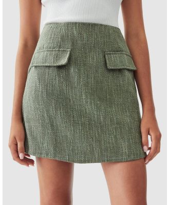 Calli - Lilliane Skirt - Skirts (Khaki) Lilliane Skirt