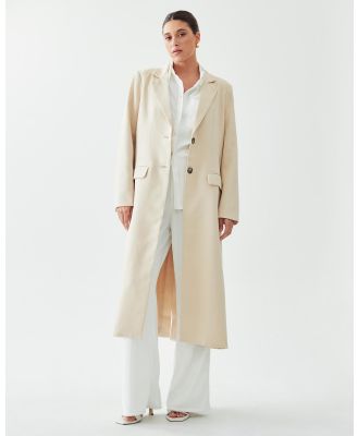 Calli - Lover Trench - Trench Coats (Beige) Lover Trench