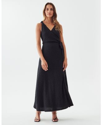 Calli - Macia Wrap Dress - Dresses (Black) Macia Wrap Dress
