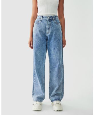 Calli - Straight Leg Jeans - Jeans (Mid Blue Wash) Straight Leg Jeans