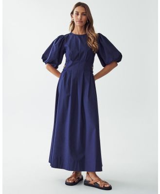 Calli - Sybil Midi Dress - Dresses (Navy Blue) Sybil Midi Dress