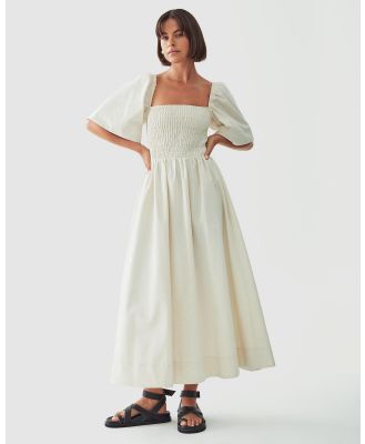 Calli - Tatum Midi Dress - Dresses (Natural) Tatum Midi Dress