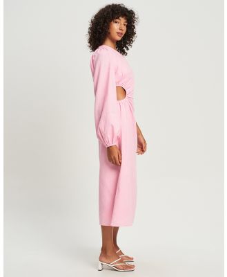 Calli - Vida Midi Dress - Dresses (Pale Pink) Vida Midi Dress