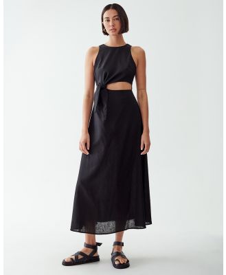 Calli - Wella Midi Dress - Dresses (Black) Wella Midi Dress