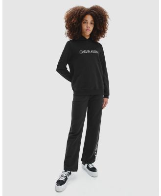 Calvin Klein Jeans - Institutional Logo Relaxed Set   Teens - Hoodies (CK Black) Institutional Logo Relaxed Set - Teens