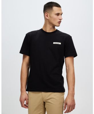 Calvin Klein - Matte Back Logo Comfort T Shirt - T-Shirts & Singlets (CK Black) Matte Back Logo Comfort T-Shirt