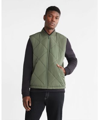 Calvin Klein - Quilted Twill Vest - Coats & Jackets (THYME) Quilted Twill Vest