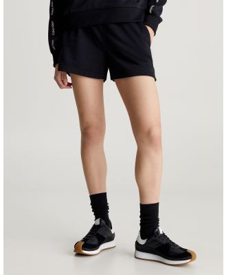 Calvin Klein Sport - French Terry Gym Shorts - Shorts (BLACK BEAUTY) French Terry Gym Shorts