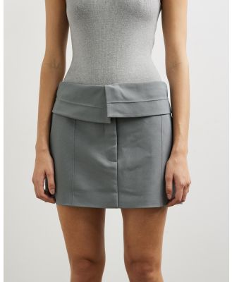 CAMILLA AND MARC - Patterson Mini Skirt - Skirts (Steel) Patterson Mini Skirt