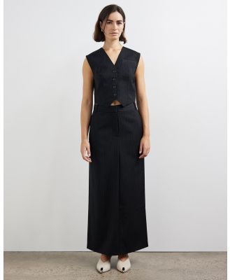 CAMILLA AND MARC - Thera Skirt - Skirts (Black Pinstripe) Thera Skirt