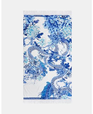 Camilla - Heart Of A Dragon Beach Towel - Home (Blue) Heart Of A Dragon Beach Towel