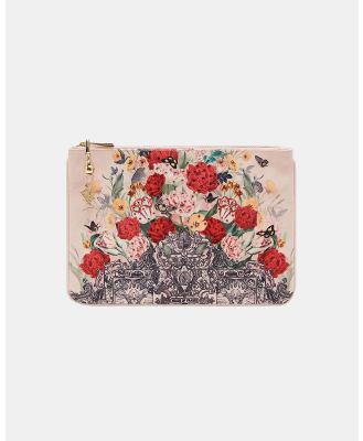 Camilla - Small Canvas Clutch - Clutches (Etched Into Eternity) Small Canvas Clutch