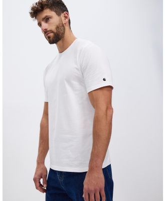 Carhartt - Base SS T Shirt - Clothing (White & Black) Base SS T-Shirt