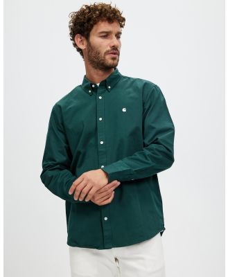 Carhartt - LS Madison Shirt - Shirts & Polos (Discovery Green & Wax) LS Madison Shirt