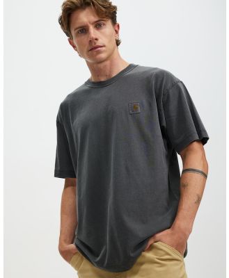 Carhartt - SS Nelson T Shirt - T-Shirts & Singlets (Charcoal) SS Nelson T-Shirt
