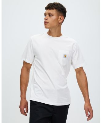Carhartt - SS Pocket T Shirt - T-Shirts & Singlets (White) SS Pocket T-Shirt