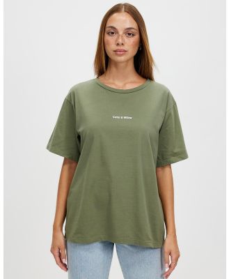 Cartel & Willow - Marlie Tee - T-Shirts & Singlets (Khaki) Marlie Tee