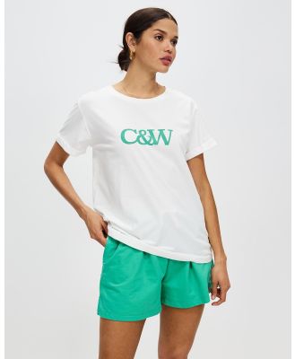 Cartel & Willow - Marlo Tee - T-Shirts & Singlets (White) Marlo Tee