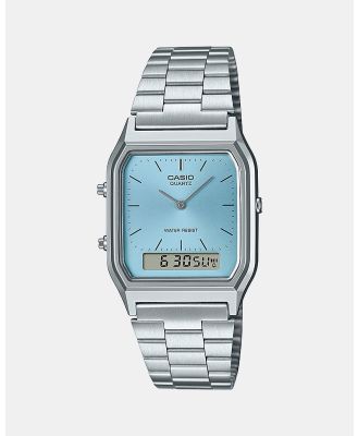 Casio - AQ230A 2A1 - Watches (Silver & Blue) AQ230A-2A1