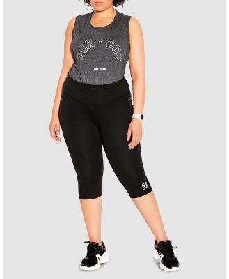 CCX - Active 3 4 Legging - All onesies (Black) Active 3-4 Legging