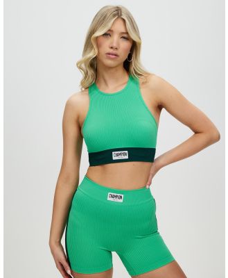 Champion - Life Seamless Racer Crop Top - Cropped tops (Jardin) Life Seamless Racer Crop Top