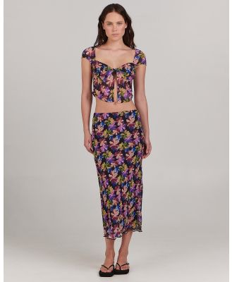 Charlie Holiday - Dominique Top - Cropped tops (Mystic Floral) Dominique Top