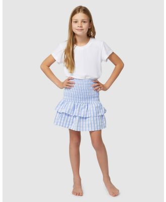 Chasing Sunshine Sydney - Positano Skirt - Skirts (Blue and White) Positano Skirt