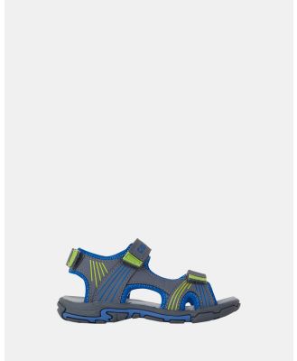 CIAO - Harley - Sandals (Grey/Blue/Lime) Harley