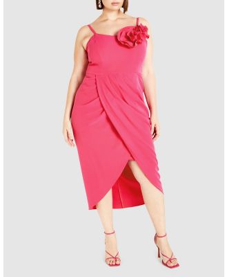 City Chic - Fleur Dress - Dresses (Pink) Fleur Dress