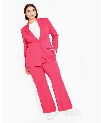 City Chic - Lottie Jacket - Coats & Jackets (Pink) Lottie Jacket