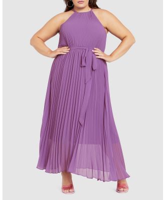 City Chic - Rebecca Maxi Dress - Dresses (Purple) Rebecca Maxi Dress