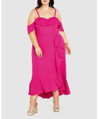 City Chic - Remy Maxi Dress - Dresses (Pink) Remy Maxi Dress