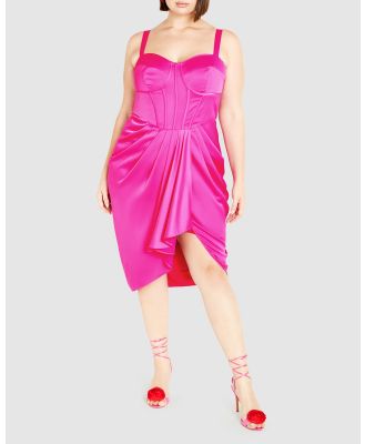 City Chic - Sloane Dress - Dresses (Pink) Sloane Dress