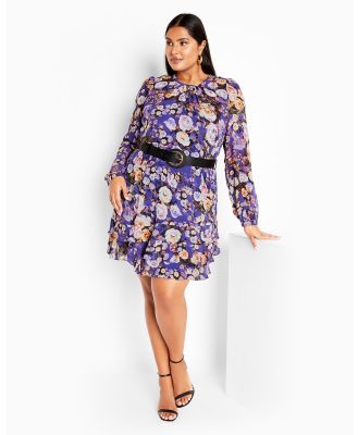 City Chic - Suzie Dress - Dresses (Purple) Suzie Dress