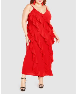 City Chic - Waverly Dress - Dresses (Red) Waverly Dress