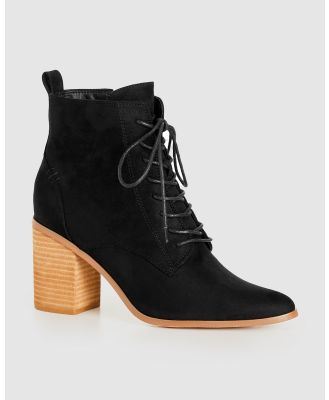 City Chic - WIDE FIT Calista Ankle Boot - Ankle Boots (Black) WIDE FIT Calista Ankle Boot