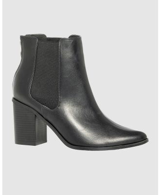 City Chic - WIDE FIT Maddie Ankle Boot - Boots (Black) WIDE FIT Maddie Ankle Boot