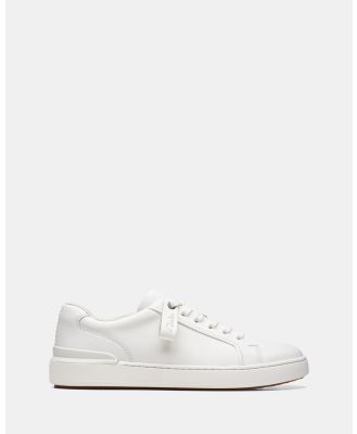 Clarks - Courtlite Move - Sneakers (White Leather) Courtlite Move