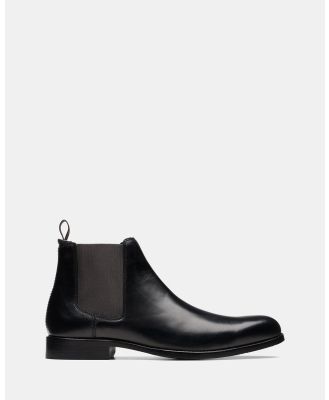 Clarks - Craftarlo Top - Dress Boots (Black Leather) Craftarlo Top