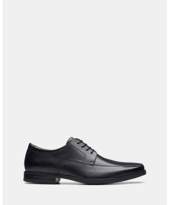 Clarks - Howard Over - Dress Shoes (Black Leather) Howard Over
