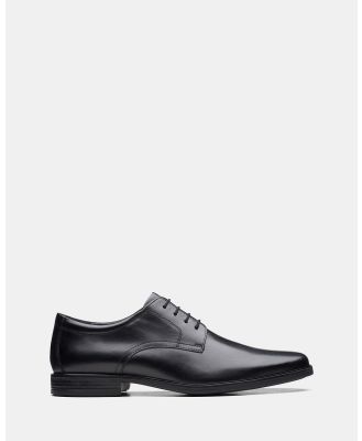 Clarks - Howard Walk - Dress Shoes (Black Leather) Howard Walk
