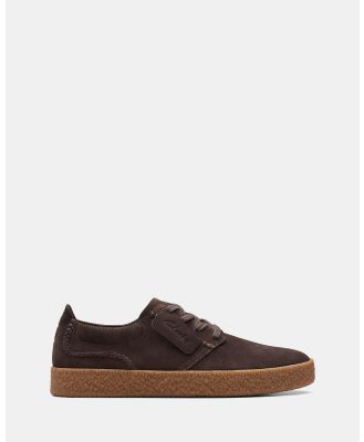 Clarks - Streethilllace - Casual Shoes (Dark Brown Suede) Streethilllace