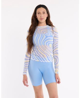 CLIQUE FITNESS - Mesh long sleeve top - Tops (Multi) Mesh long sleeve top
