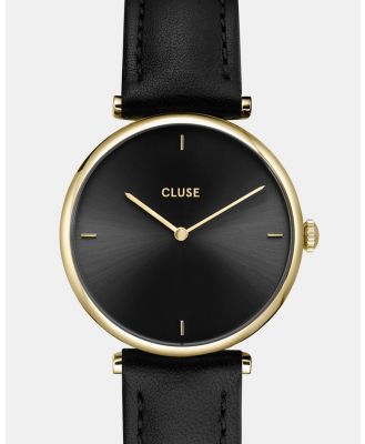 Cluse - Triomphe Leather - Watches (Navy) Triomphe Leather