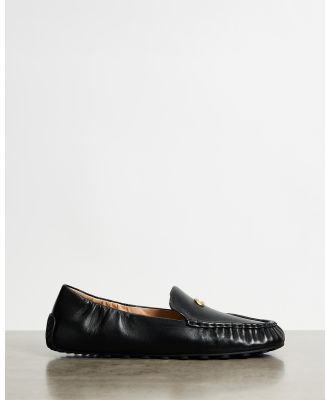 Coach - Ronnie Leather Loafers - Flats (Black) Ronnie Leather Loafers