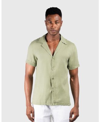 Coast Clothing - Camper Linen Shirt - Shirts & Polos (Olive) Camper Linen Shirt