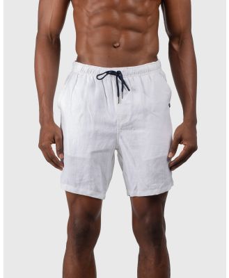 Coast Clothing - Linen Shorts - Shorts (White) Linen Shorts