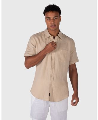 Coast Clothing - Short Sleeve Linen Shirt in Natural - Casual shirts (Natural) Short Sleeve Linen Shirt in Natural