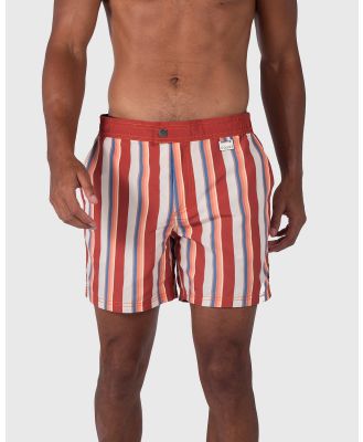 Coast Clothing - Tabasco Stripe Swim Shorts - Shorts (TABASCO STRIPE) Tabasco Stripe Swim Shorts