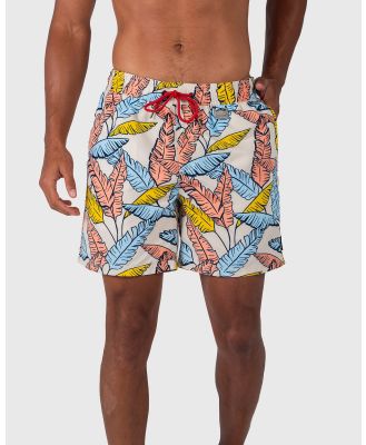 Coast Clothing - Tropical Leaf Swim Shorts - Shorts (Multi) Tropical Leaf Swim Shorts